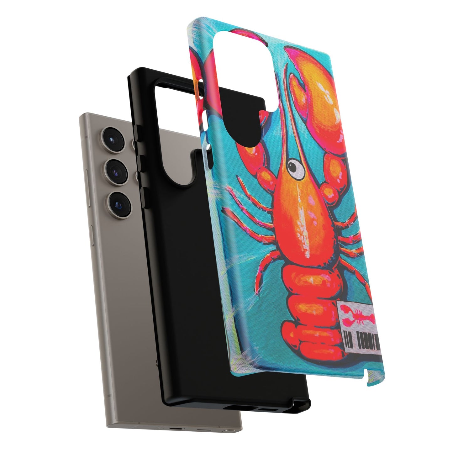 Neon Lobster Tough Phone Case