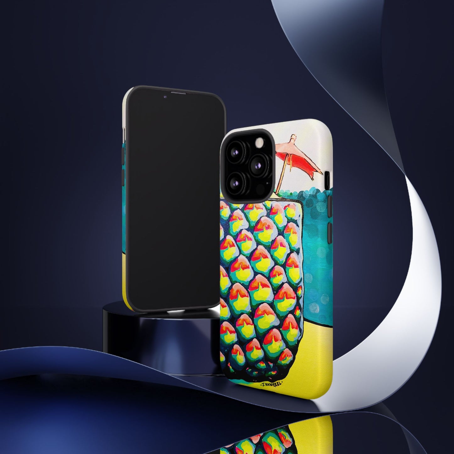 Neon Piña Colada Tough Phone Case