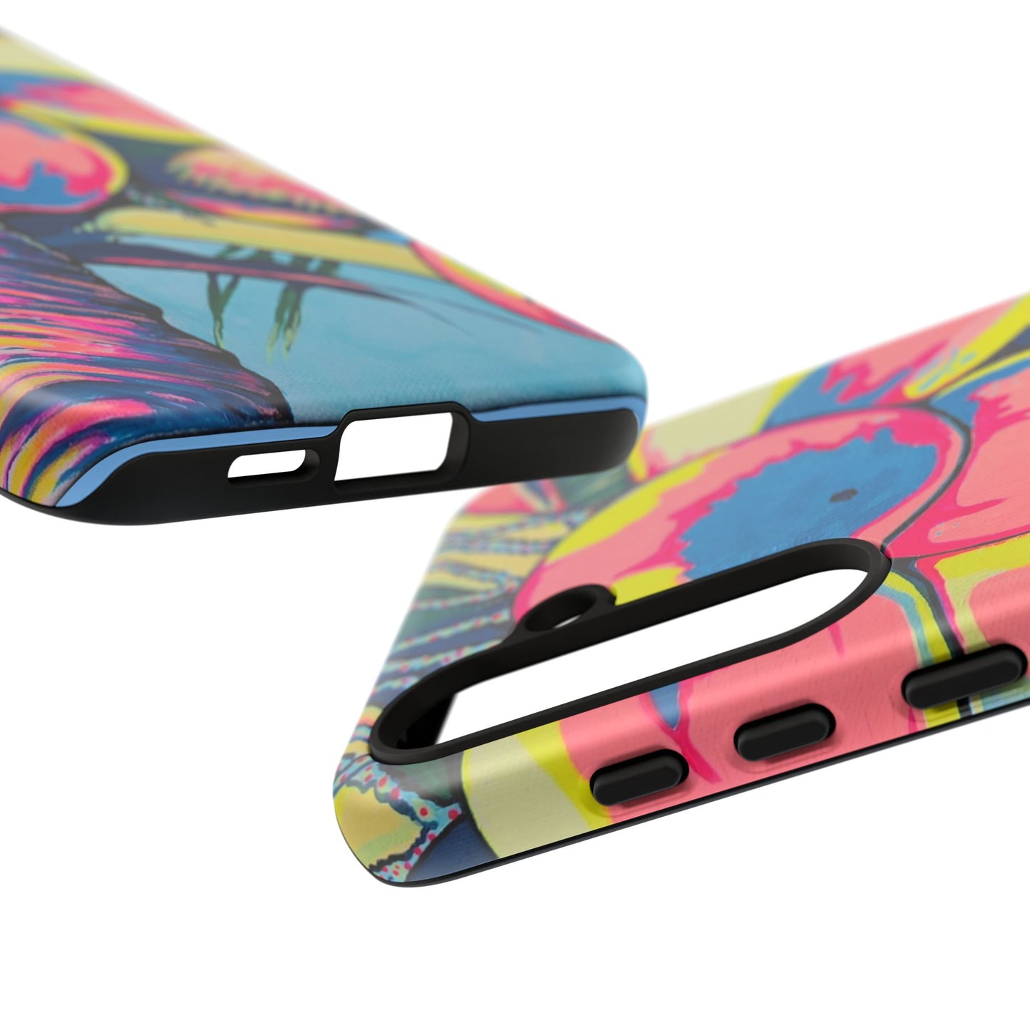 Neon Coconuts Tough Phone Case