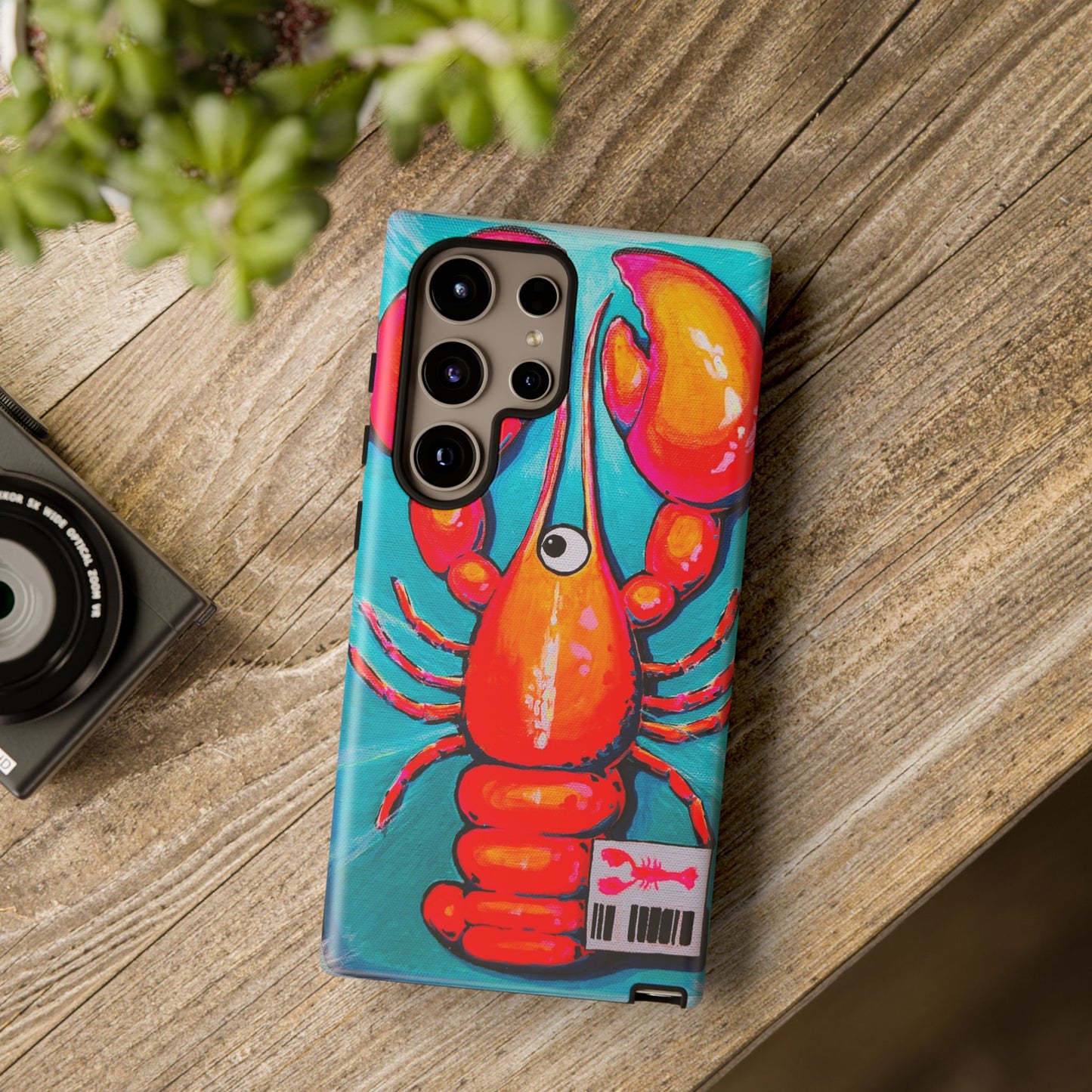 Neon Lobster Tough Phone Case