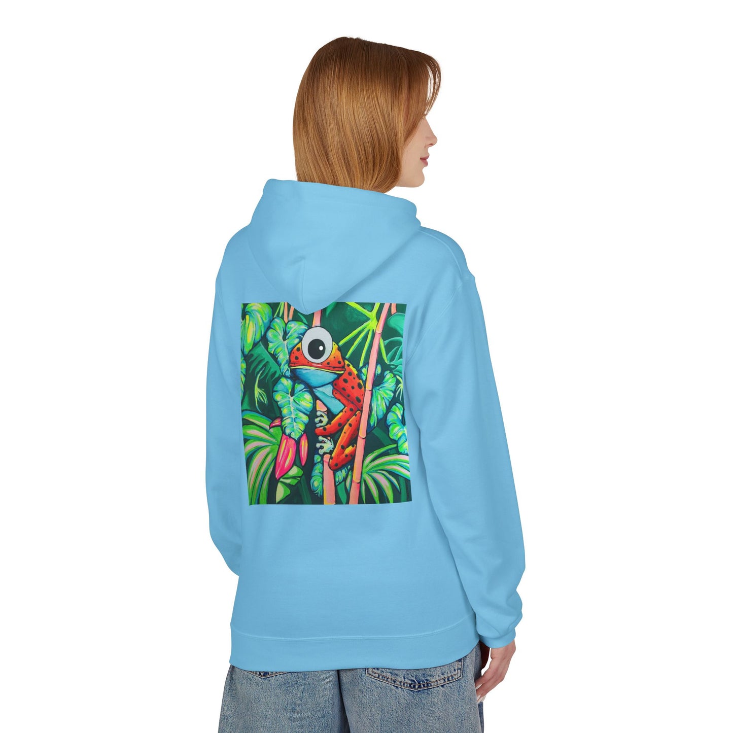 Unisex Cyclops Red Frog Soft Hoodie