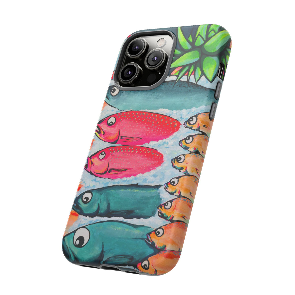 Neon Cabo Fish Market Tough Phone Case