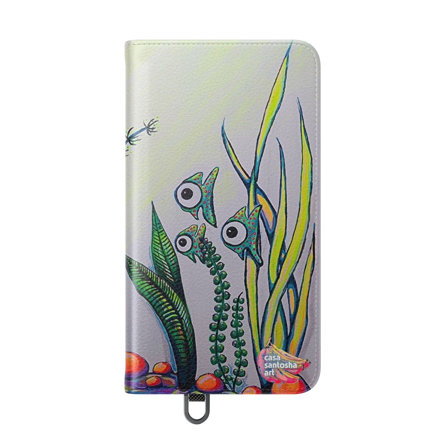 Cyclops Clam Flip Phone Case – Wallet Cover with Card Slots