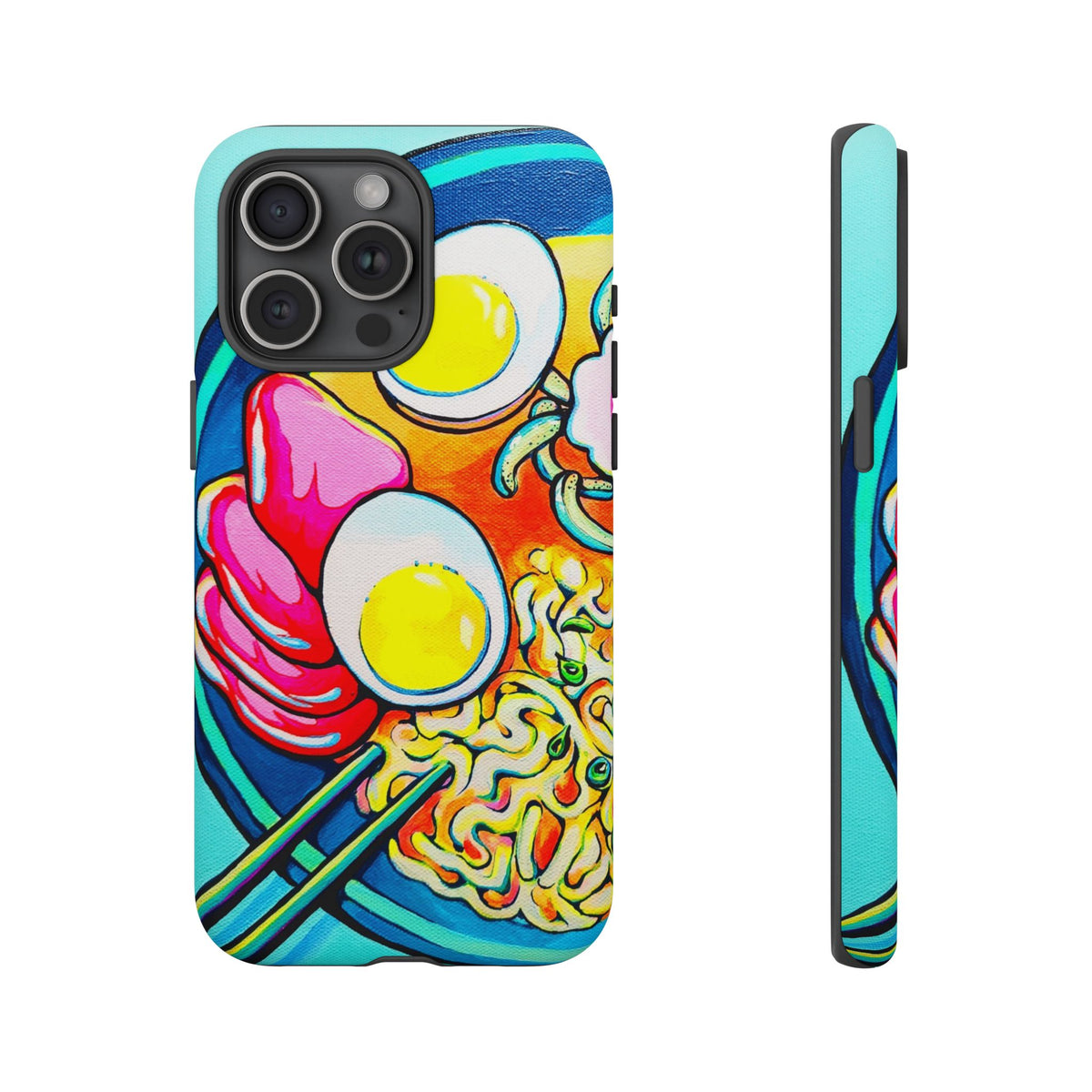 Coque de téléphone résistante Neon Ramen