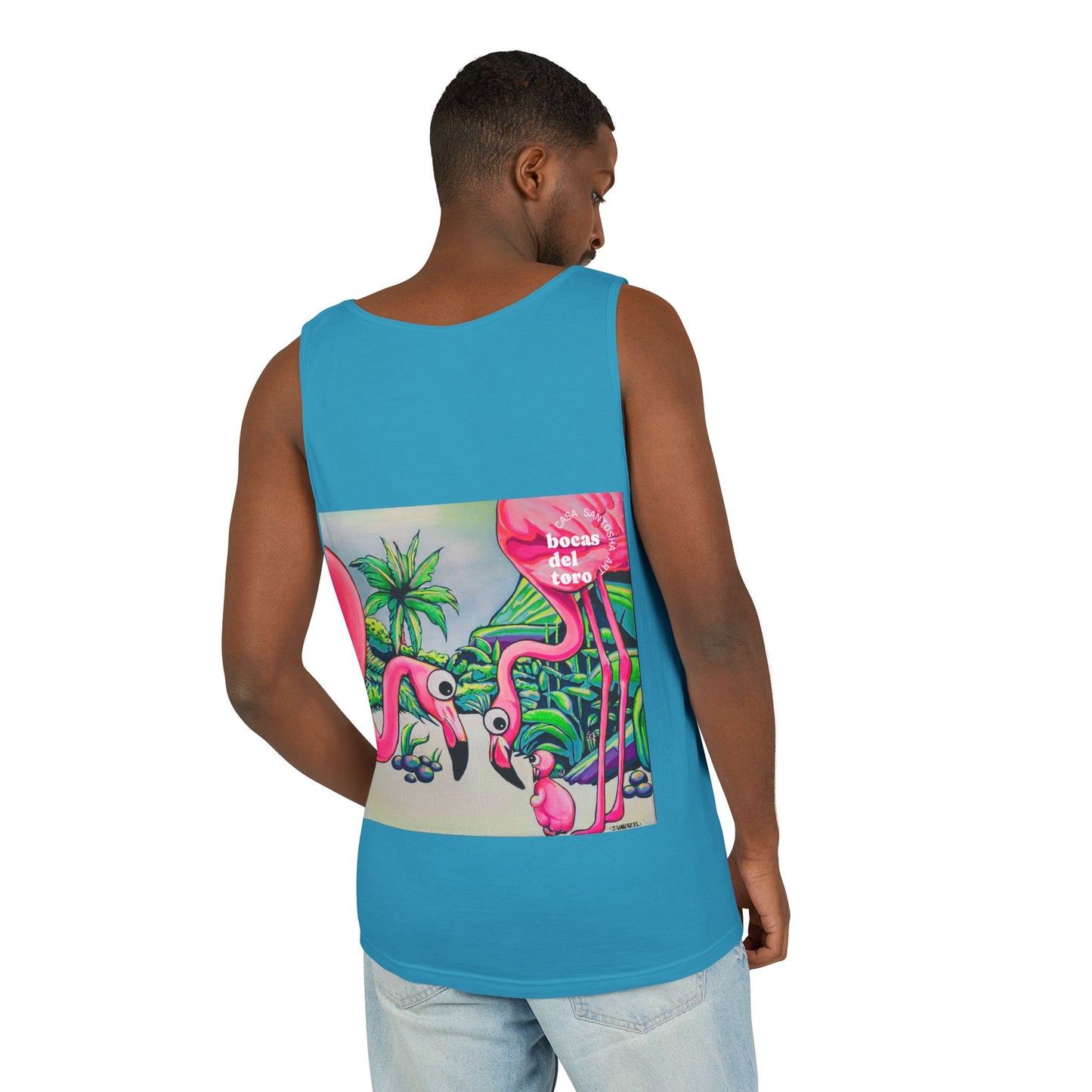 Unisex Cyclops Flamingo Family Tank Top - Perfect for Summer Vibes