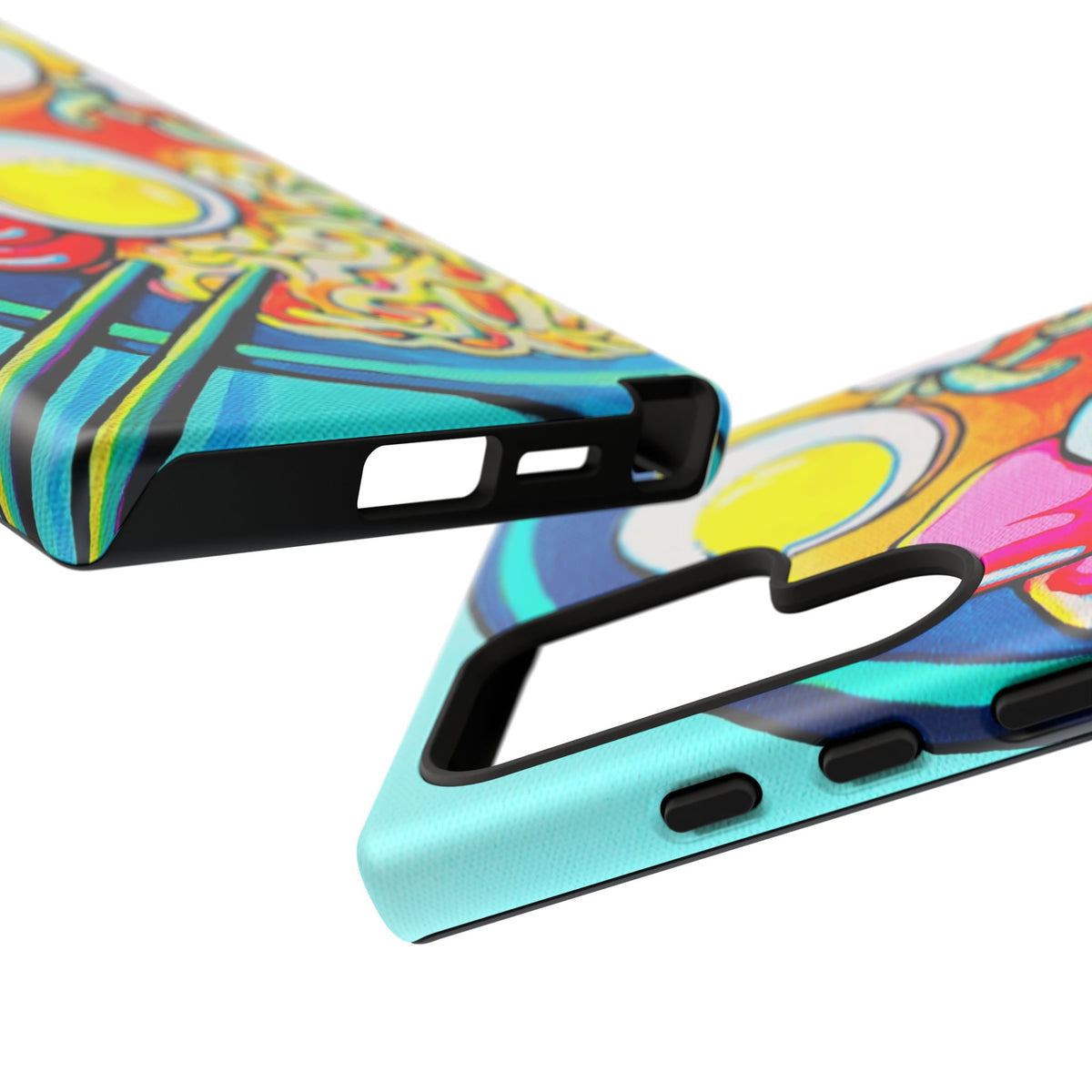 Coque de téléphone résistante Neon Ramen