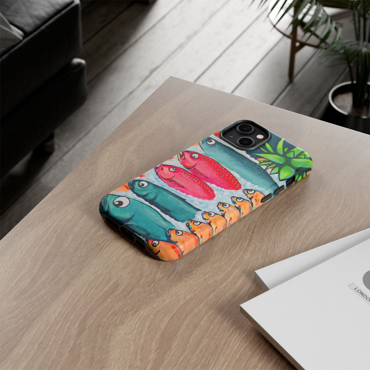 Neon Cabo Fish Market Tough Phone Case