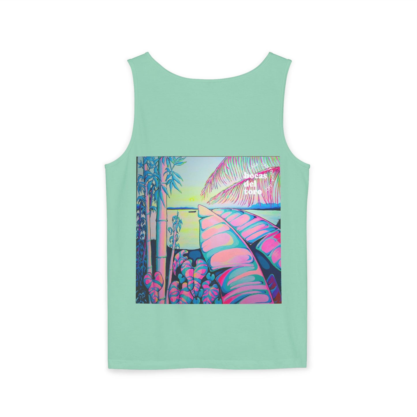 Unisex Serenity Bocas Tank Top - Perfect for Summer Vibes