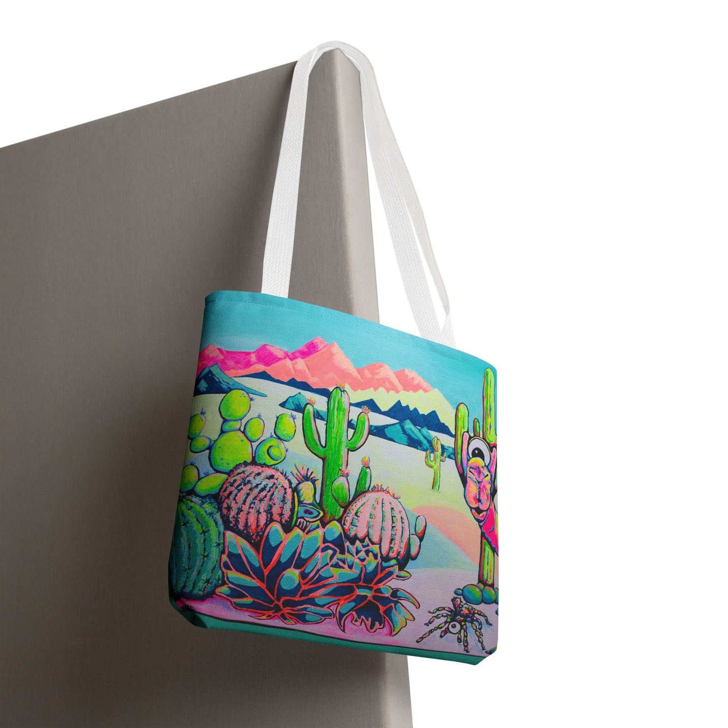 Premium Cyclops Camel Tote Bag, Original Artist Design, Reusable Shopping Tote,  Eco-Friendly