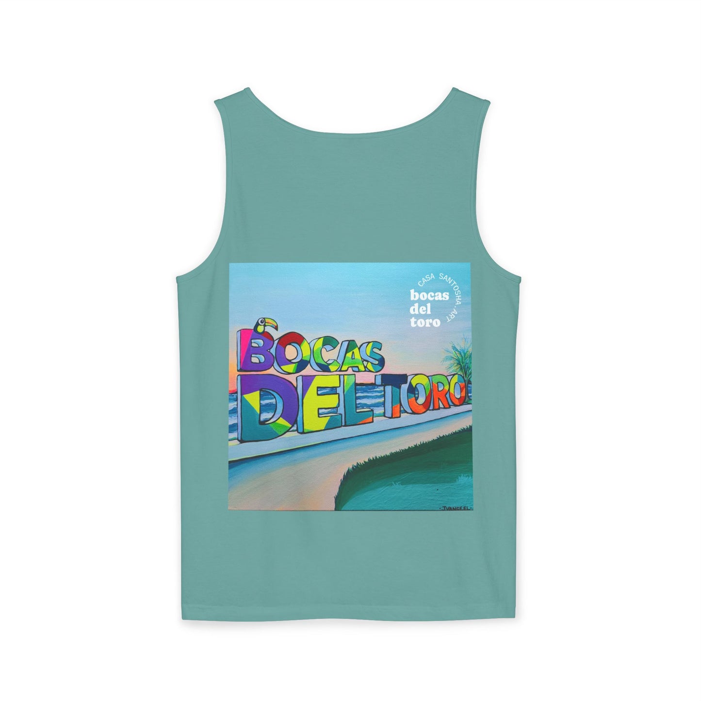 Unisex Bocas Del Toro Sign Tank Top - Perfect for Summer Vibes