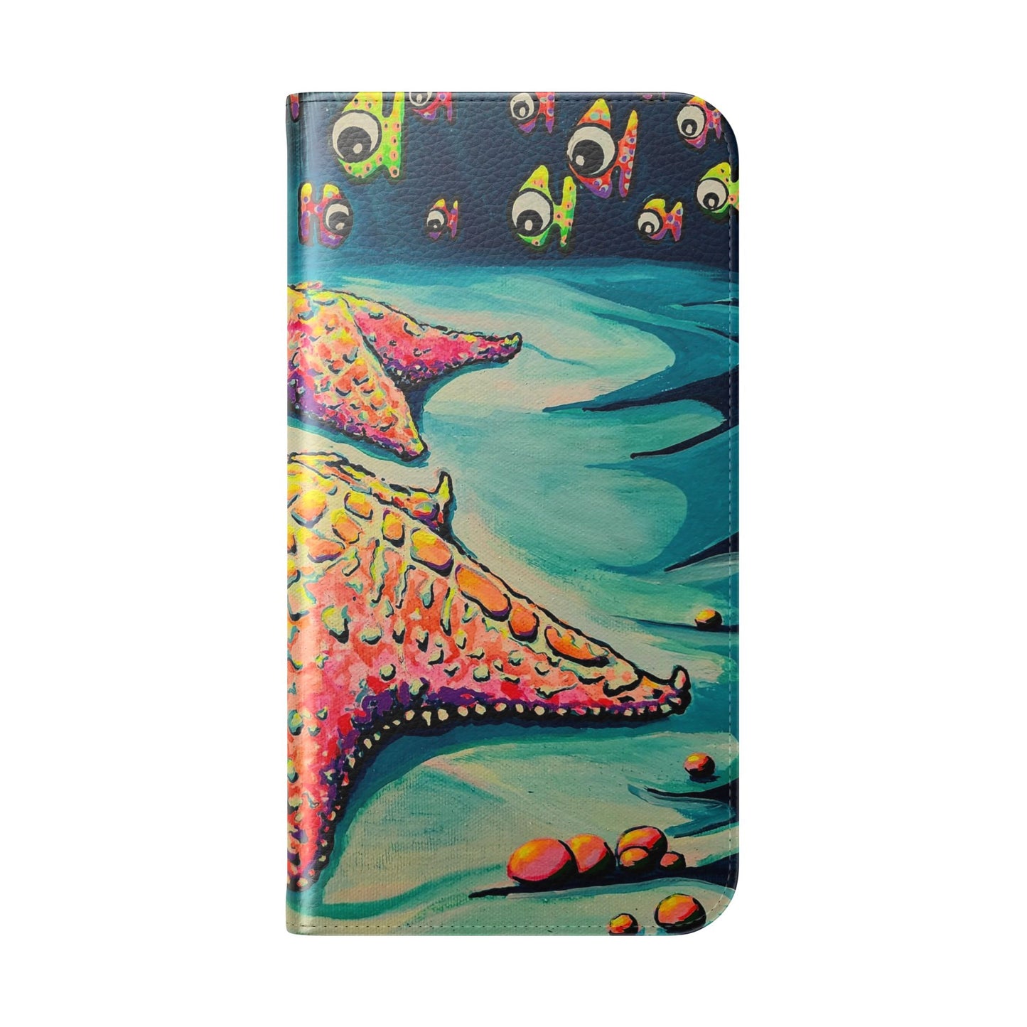 Cyclops Starfish Flip Phone Case – Wallet Cover with Card Slots