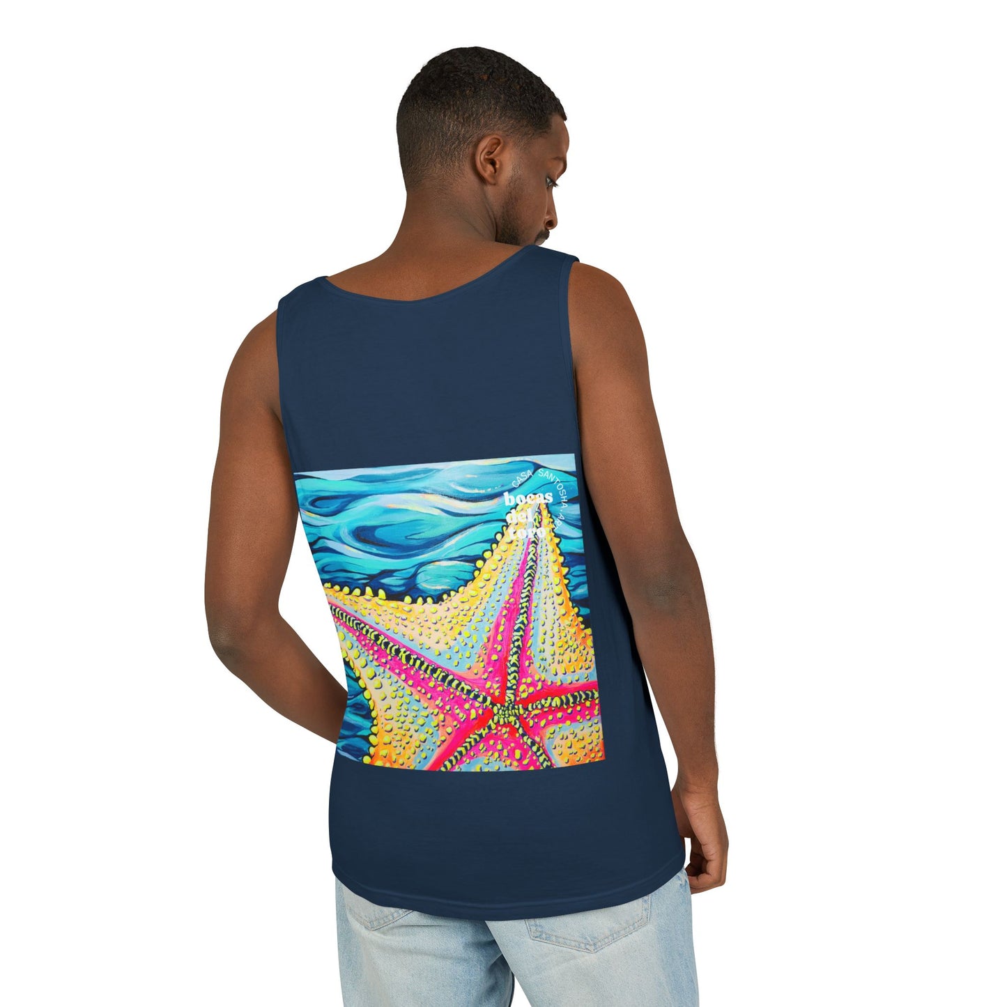 Unisex Starfish Beach Bocas Tank Top - Perfect for Summer Vibes
