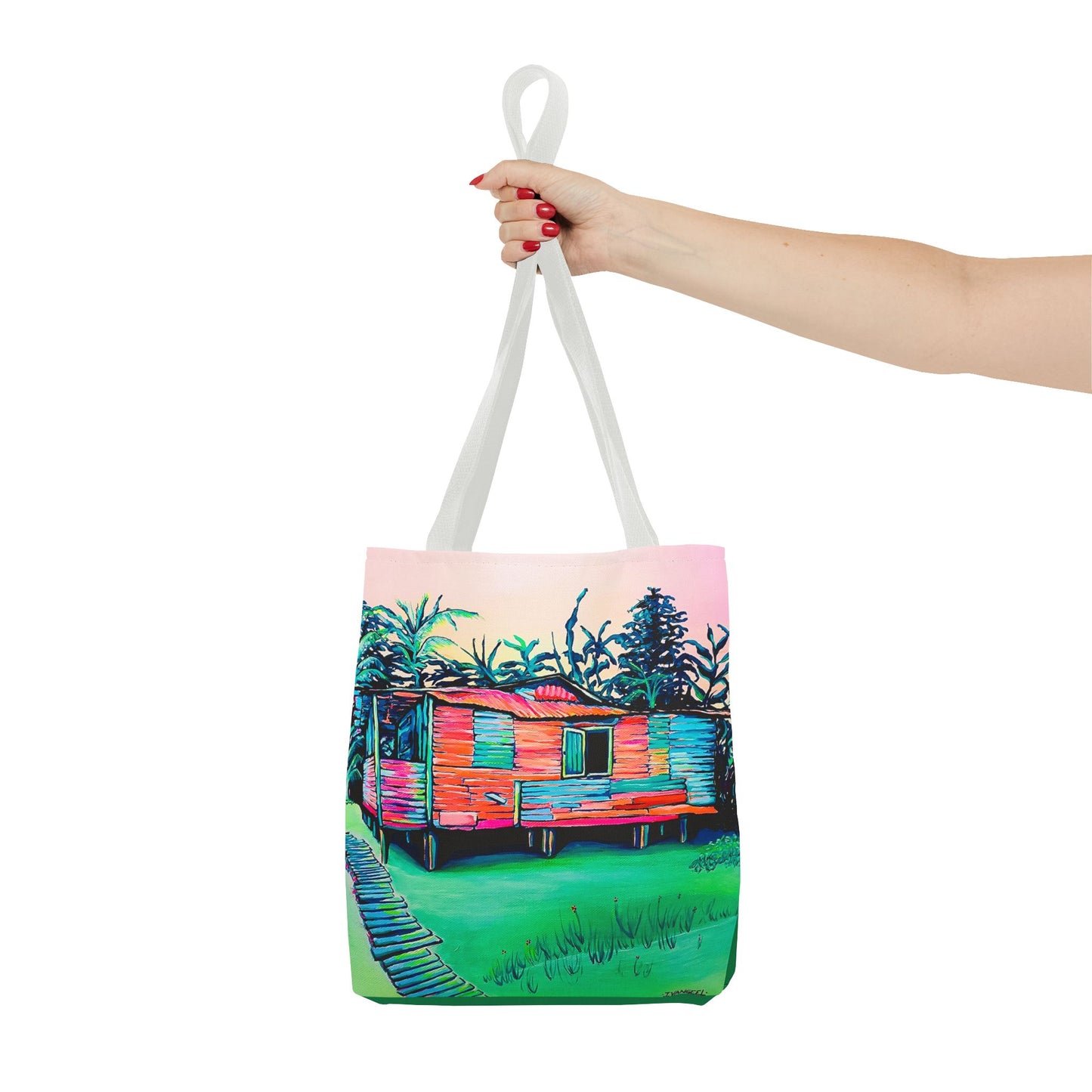 Premium Luis Russell House Bocas Tote Bag, Original Artist Design, Reusable Shopping Tote, Eco-Friendly