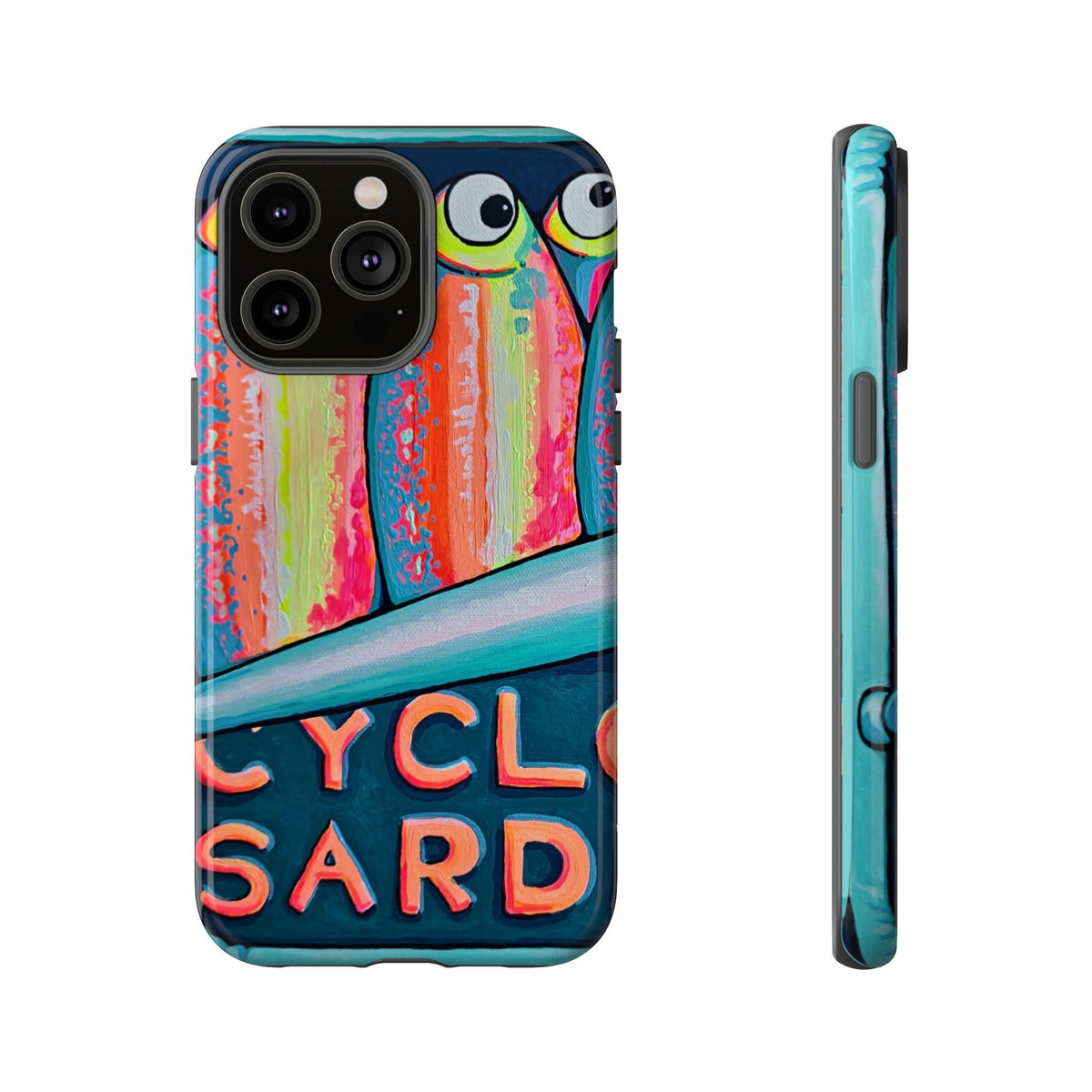 Neon Sardines Tough Phone Case