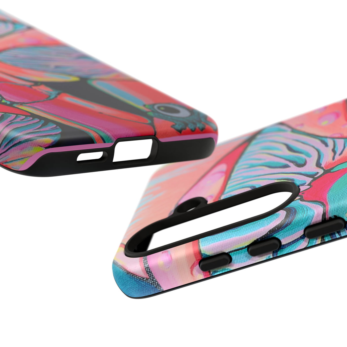 Coque de téléphone résistante Trippy Mushrooms