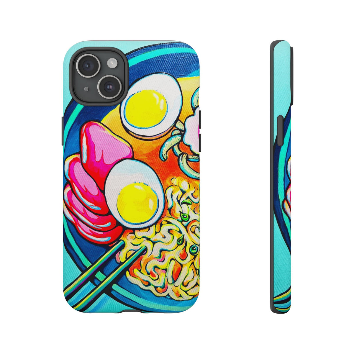 Coque de téléphone résistante Neon Ramen