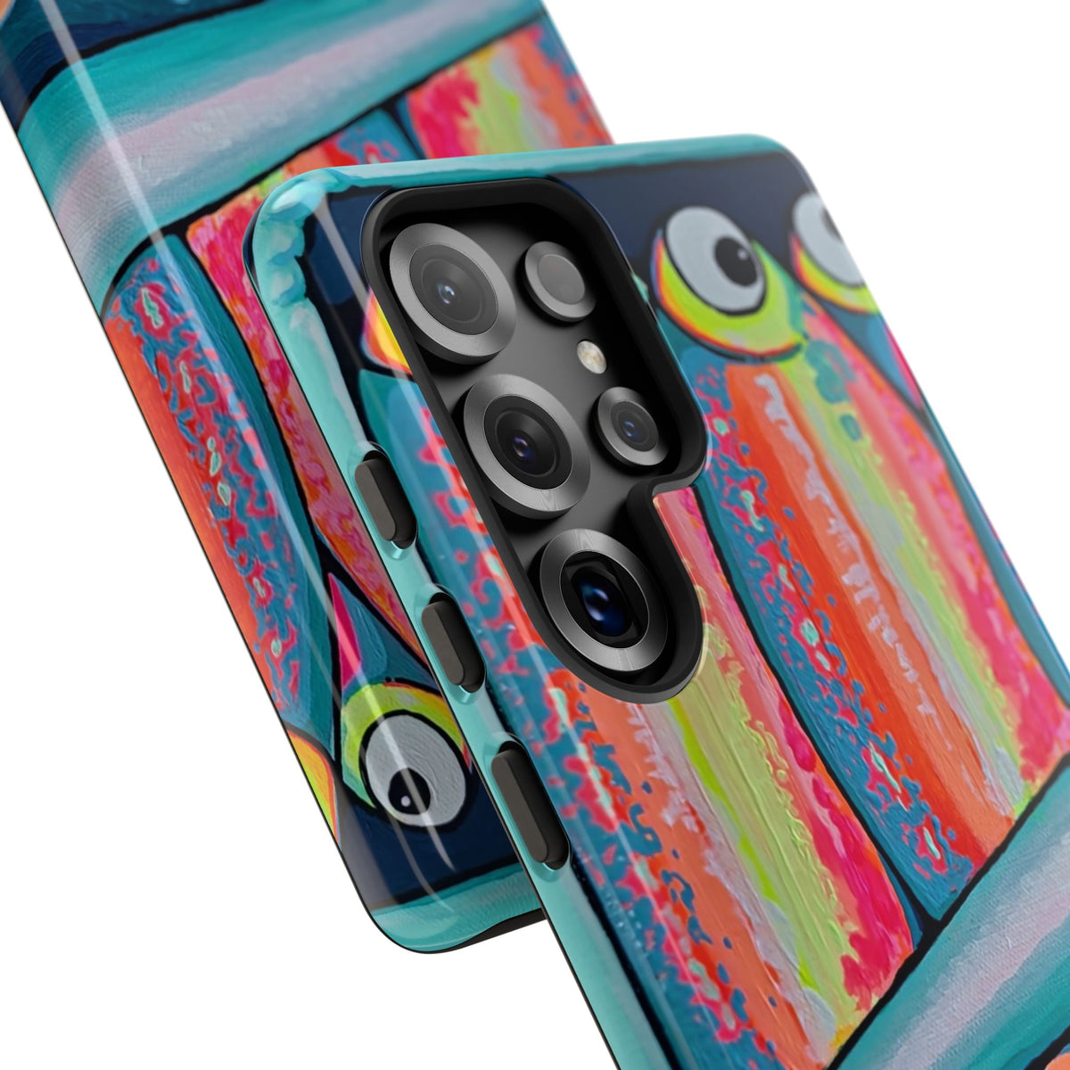 Neon Sardines Tough Phone Case