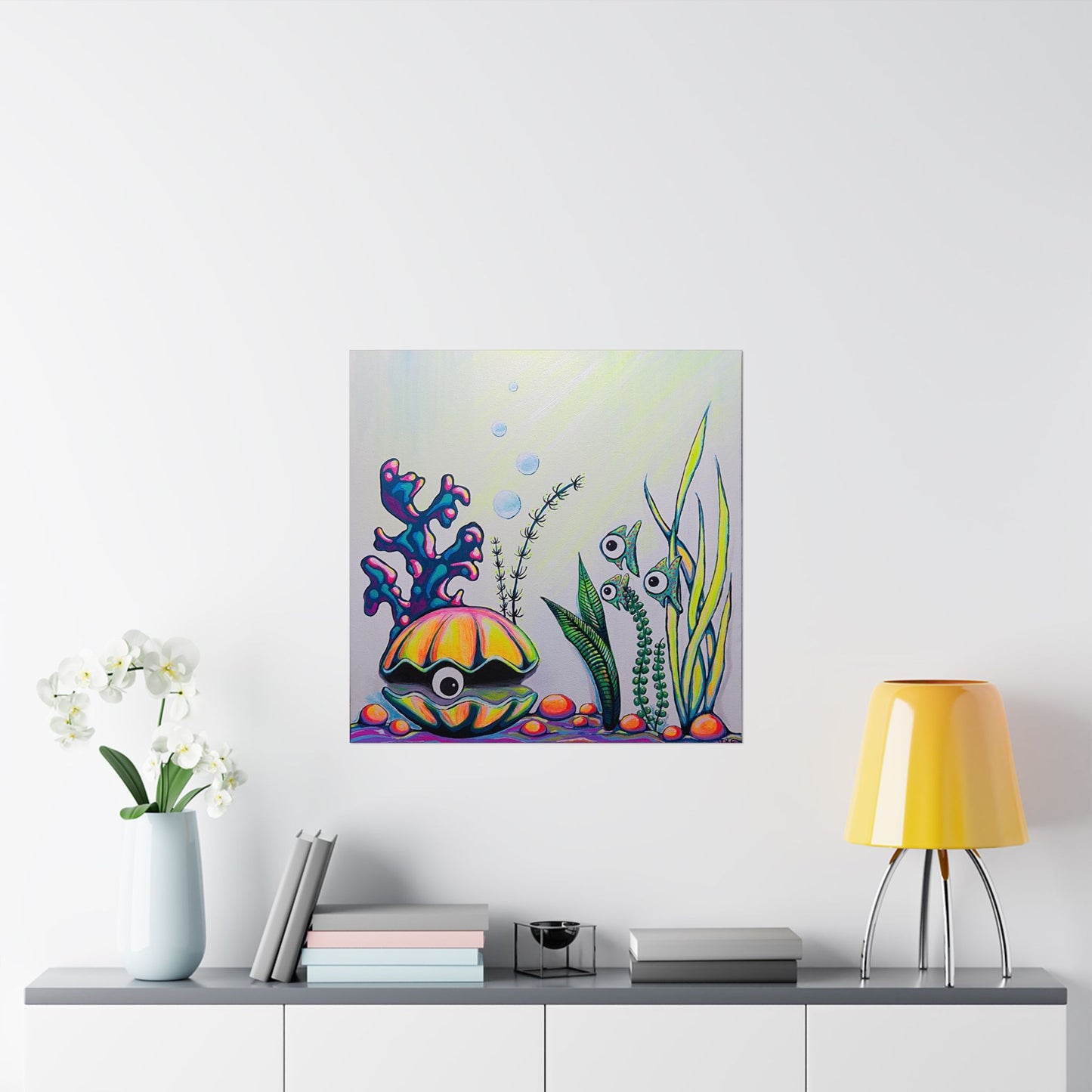 Cyclops Clam Giclée Art Poster