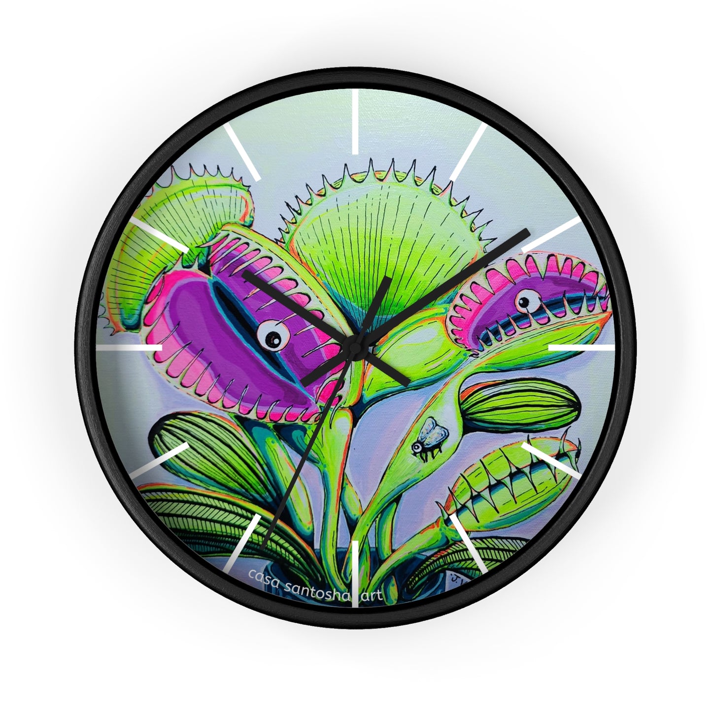Cyclops Venus Fly Trap Pop Art Wall Clock