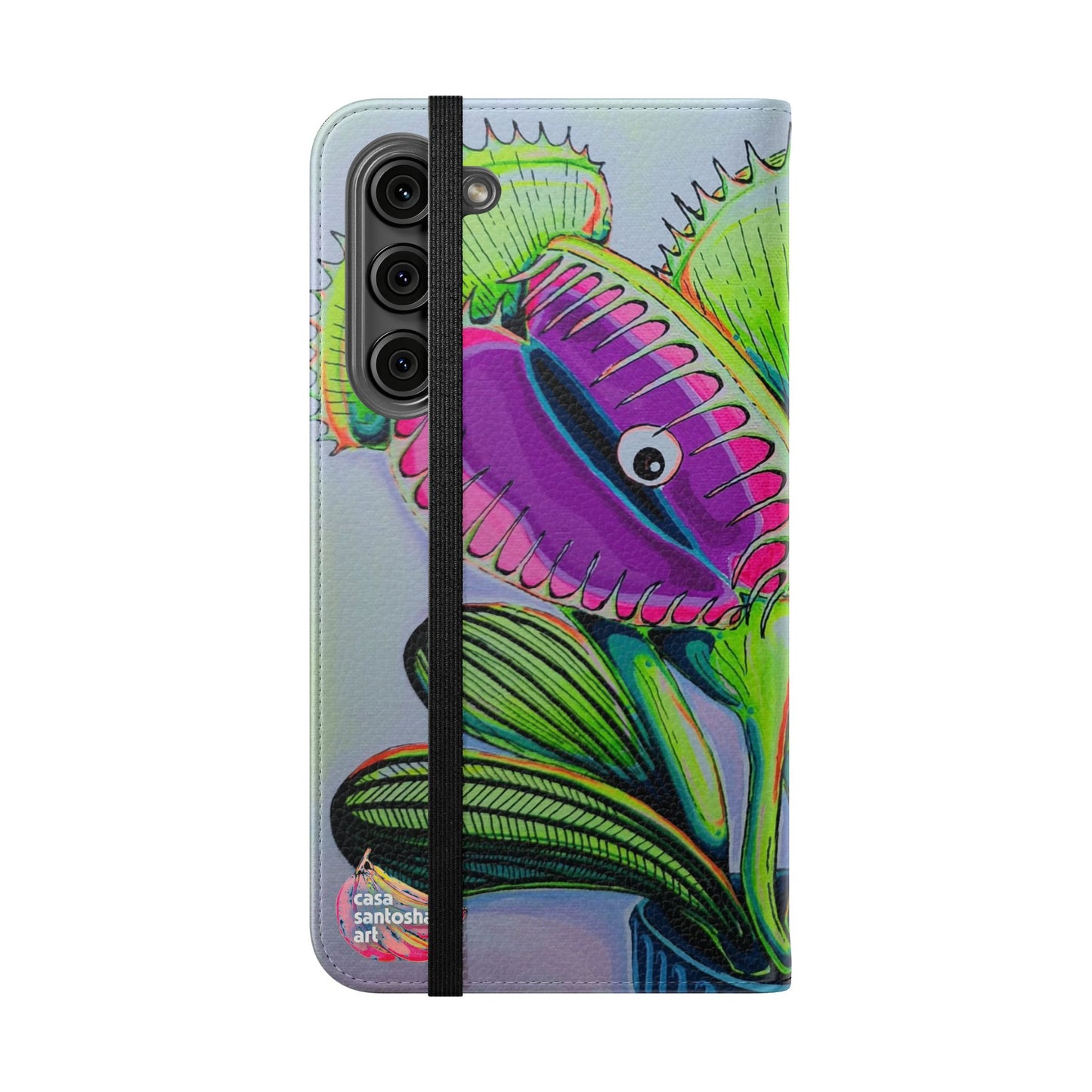 Cyclops Venus Fly Trap Flip Phone Case – Wallet Cover with Card Slots