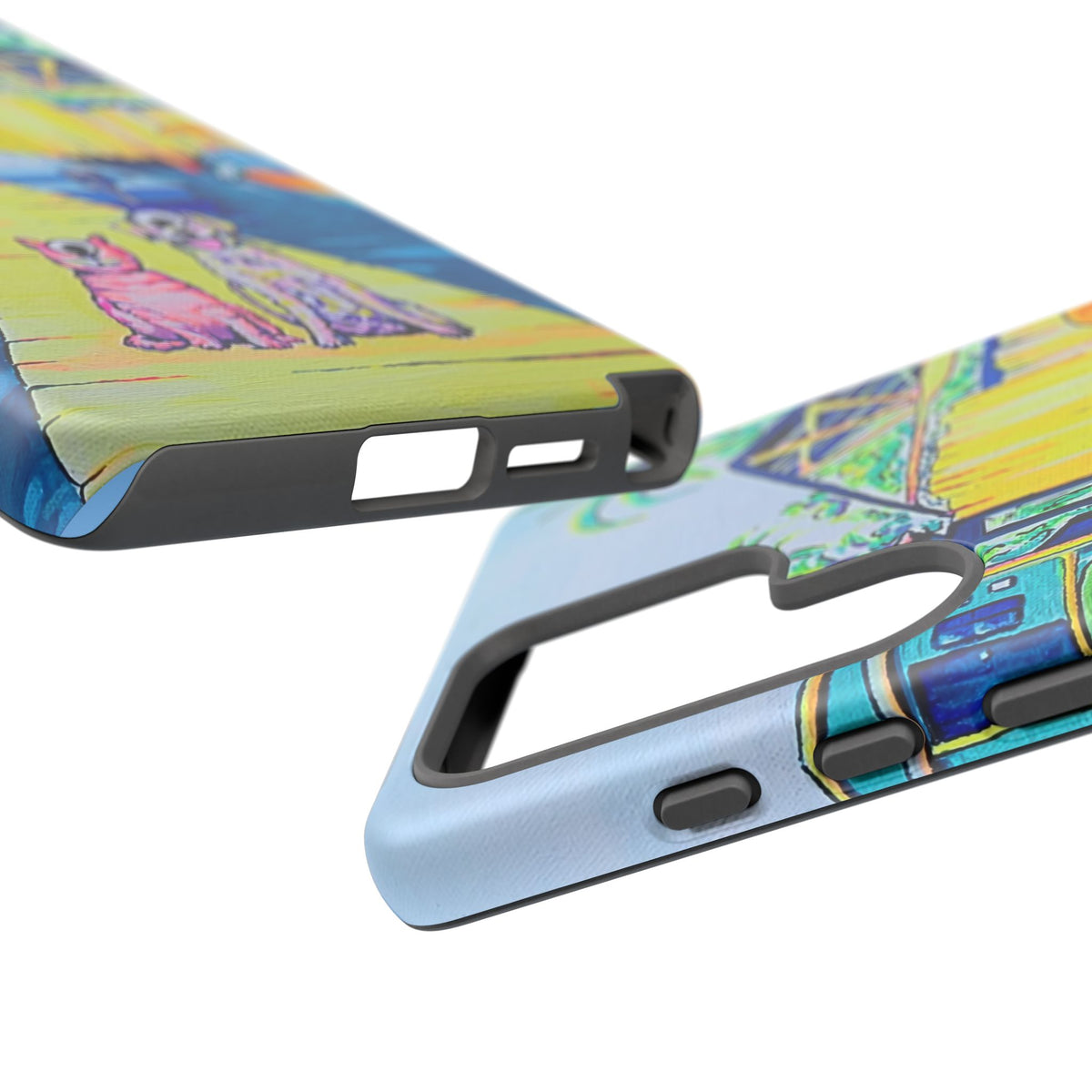 Cyclops Cat and Dog in Bocas Tough Phone Case