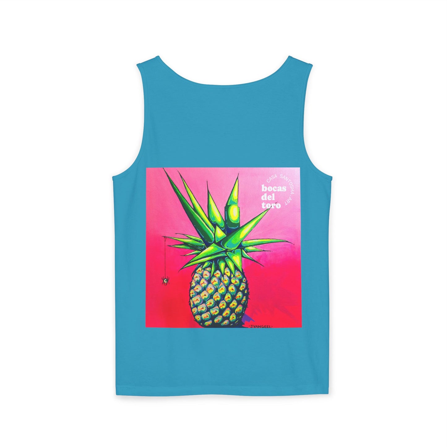 Unisex Neon Pineapple Tank Top - Perfect for Summer Vibes