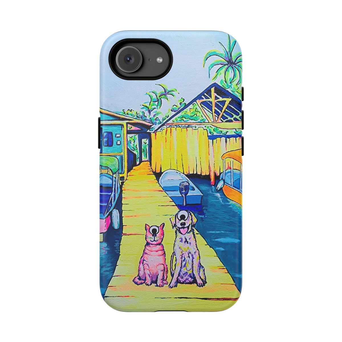 Cyclops Cat and Dog in Bocas Tough Phone Case
