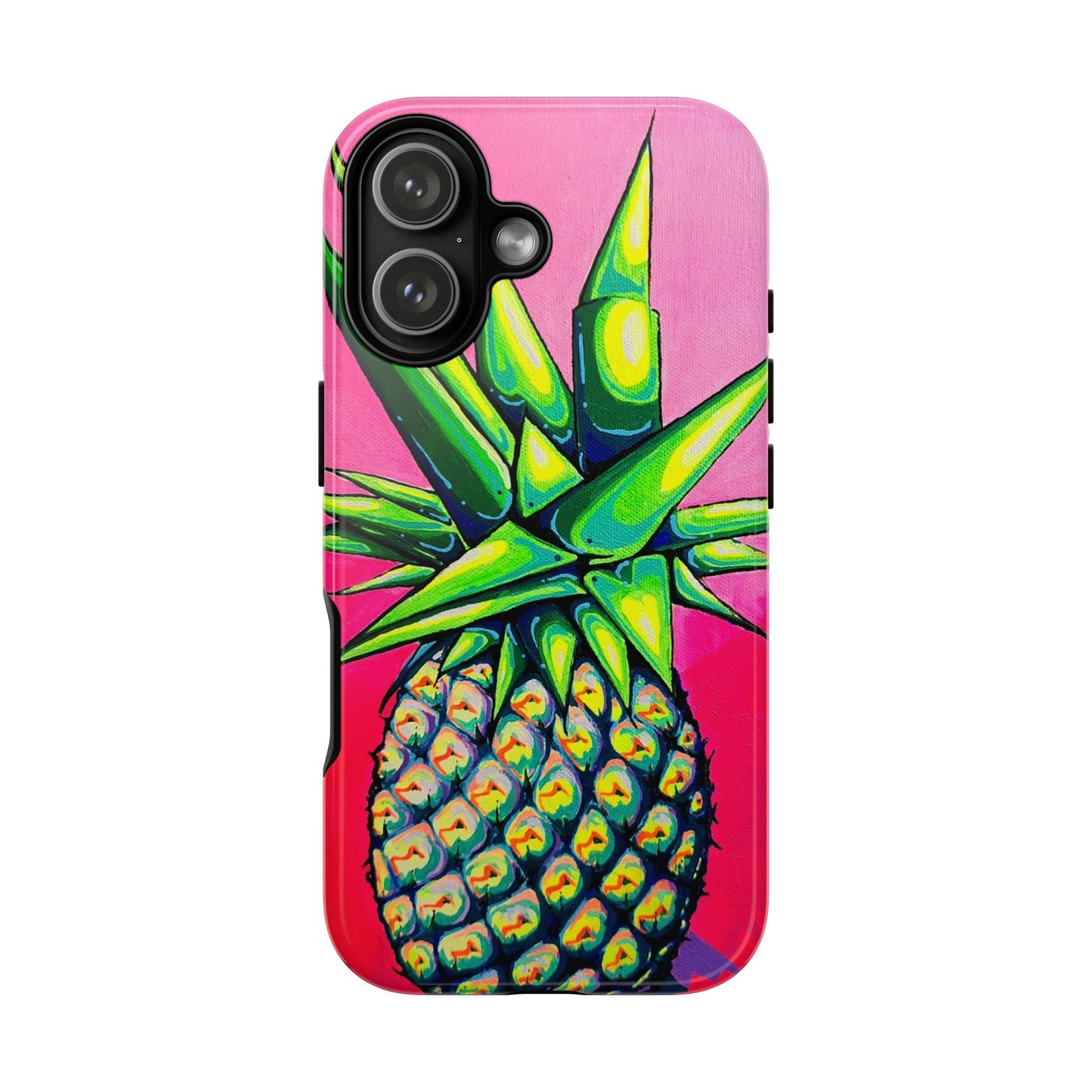 Neon Pineapple Tough Phone Case