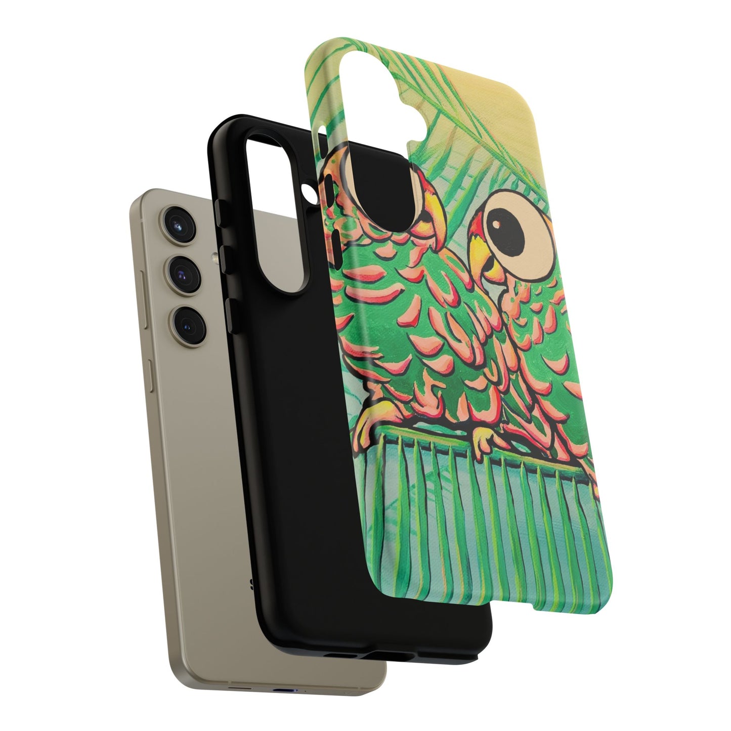 Chatty Cyclops Parrots Tough Phone Case
