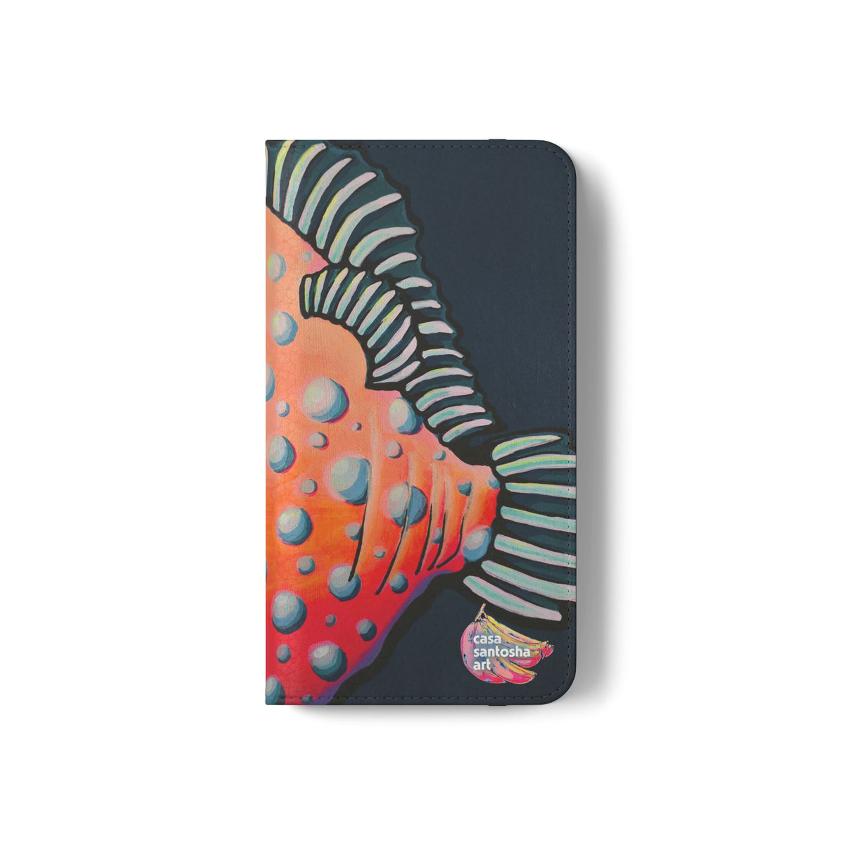 Cyclops Anglerfish Flip Phone Case – Wallet Cover with Card Slots