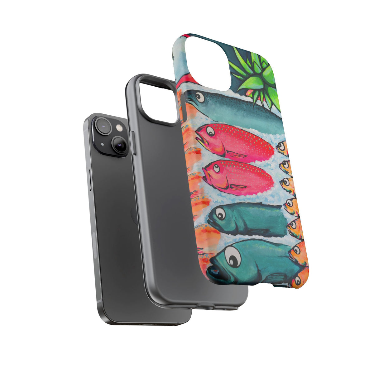 Neon Cabo Fish Market Tough Phone Case