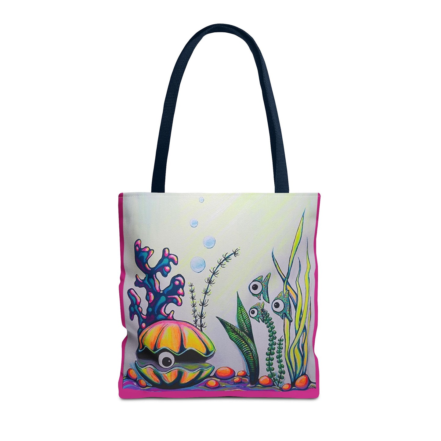 Premium Cyclops Clam Tote Bag, Original Artist Design, Reusable Shopping Tote,  Eco-Friendly