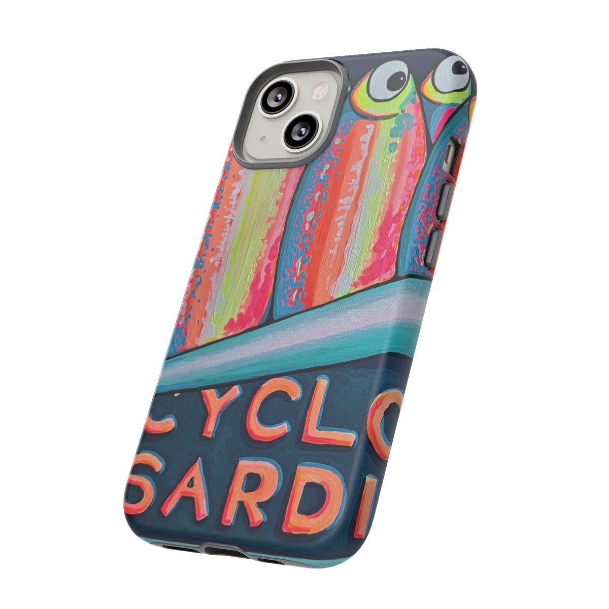 Neon Sardines Tough Phone Case
