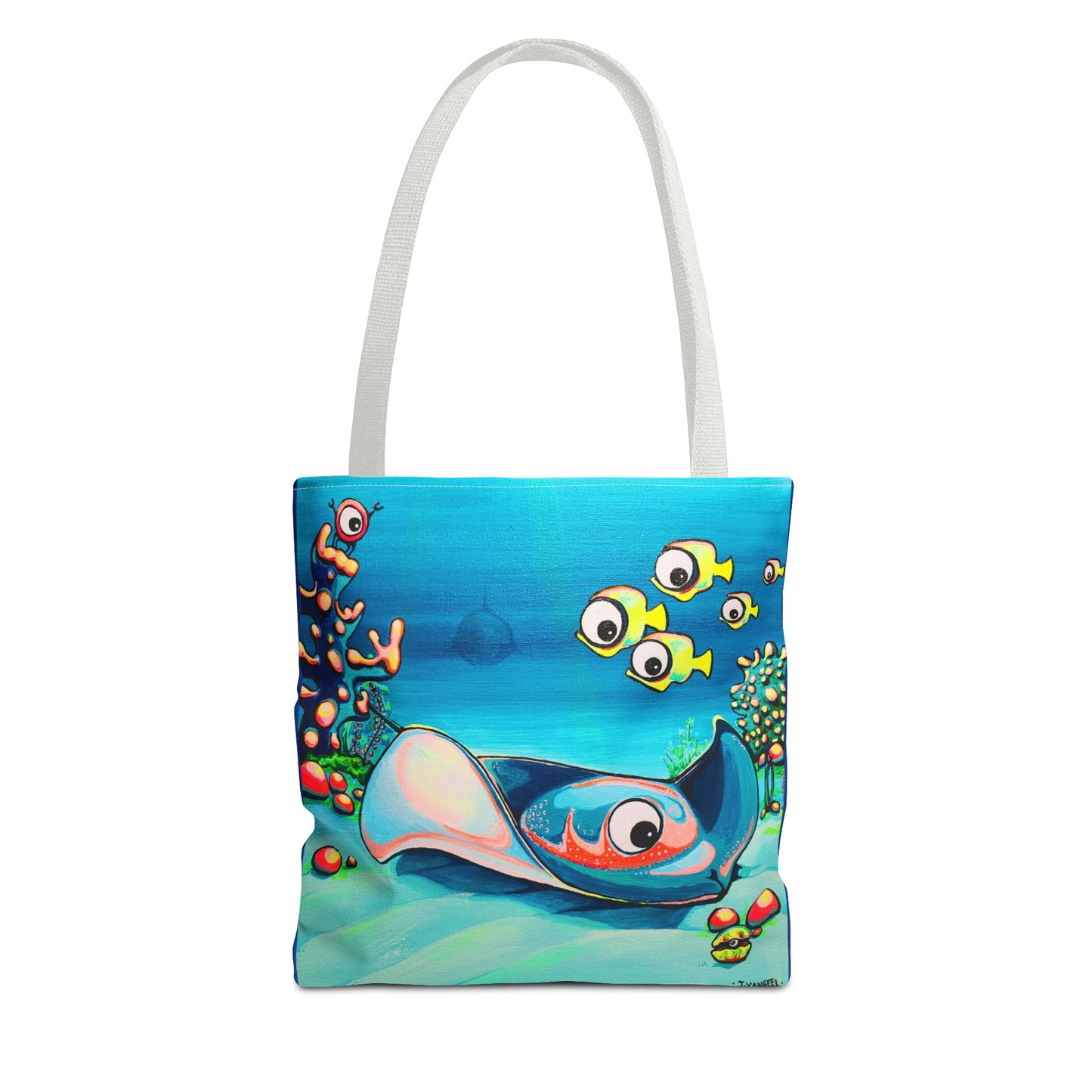 Premium Cyclops Stingray Tote Bag, Original Artist Design, Reusable Shopping Tote, Eco-Friendly