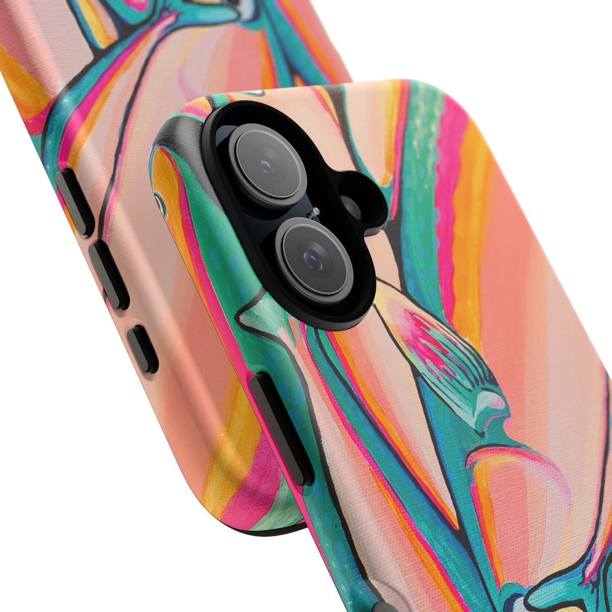 Neon Fish Tough Phone Case