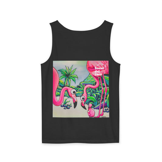 Unisex Cyclops Flamingo Family Tank Top - Perfect for Summer Vibes