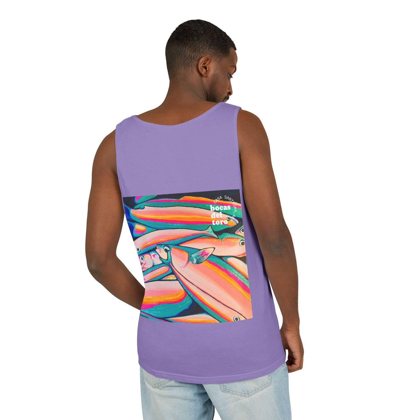 Unisex Neon Fish Tank Top - Perfect for Summer Vibes
