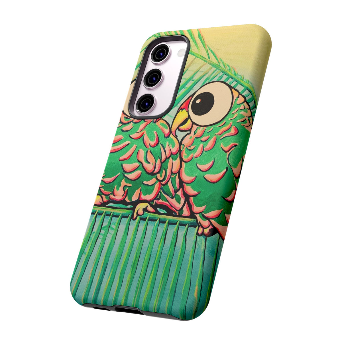 Chatty Cyclops Parrots Tough Phone Case