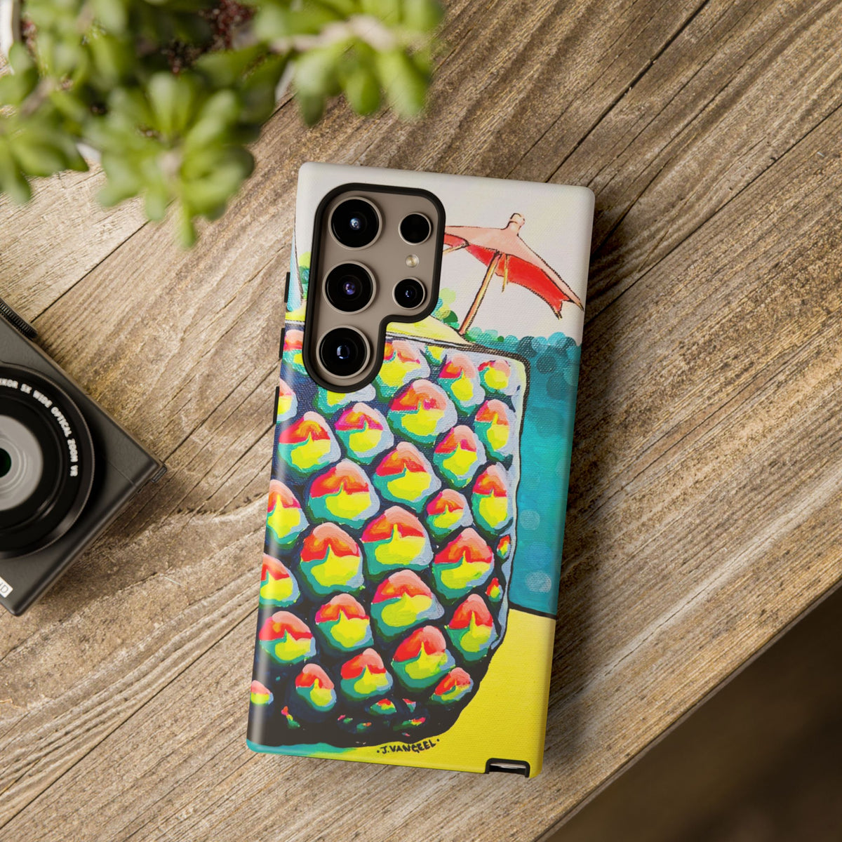 Neon Piña Colada Tough Phone Case