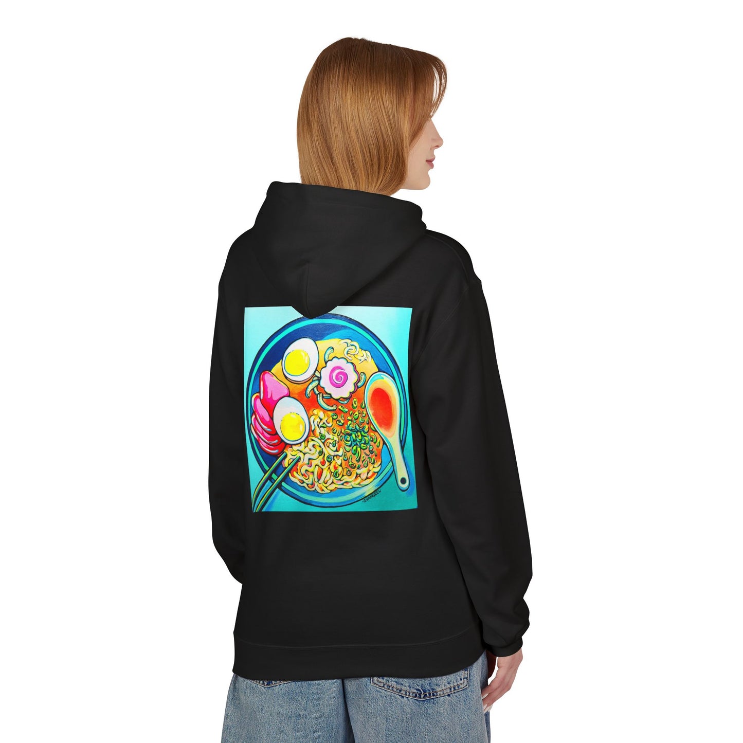 Unisex Neon Ramen Soft Hoodie