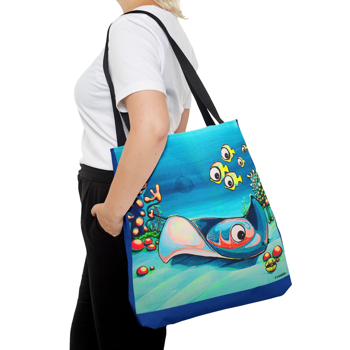 Premium Cyclops Stingray Tote Bag, Original Artist Design, Reusable Shopping Tote, Eco-Friendly