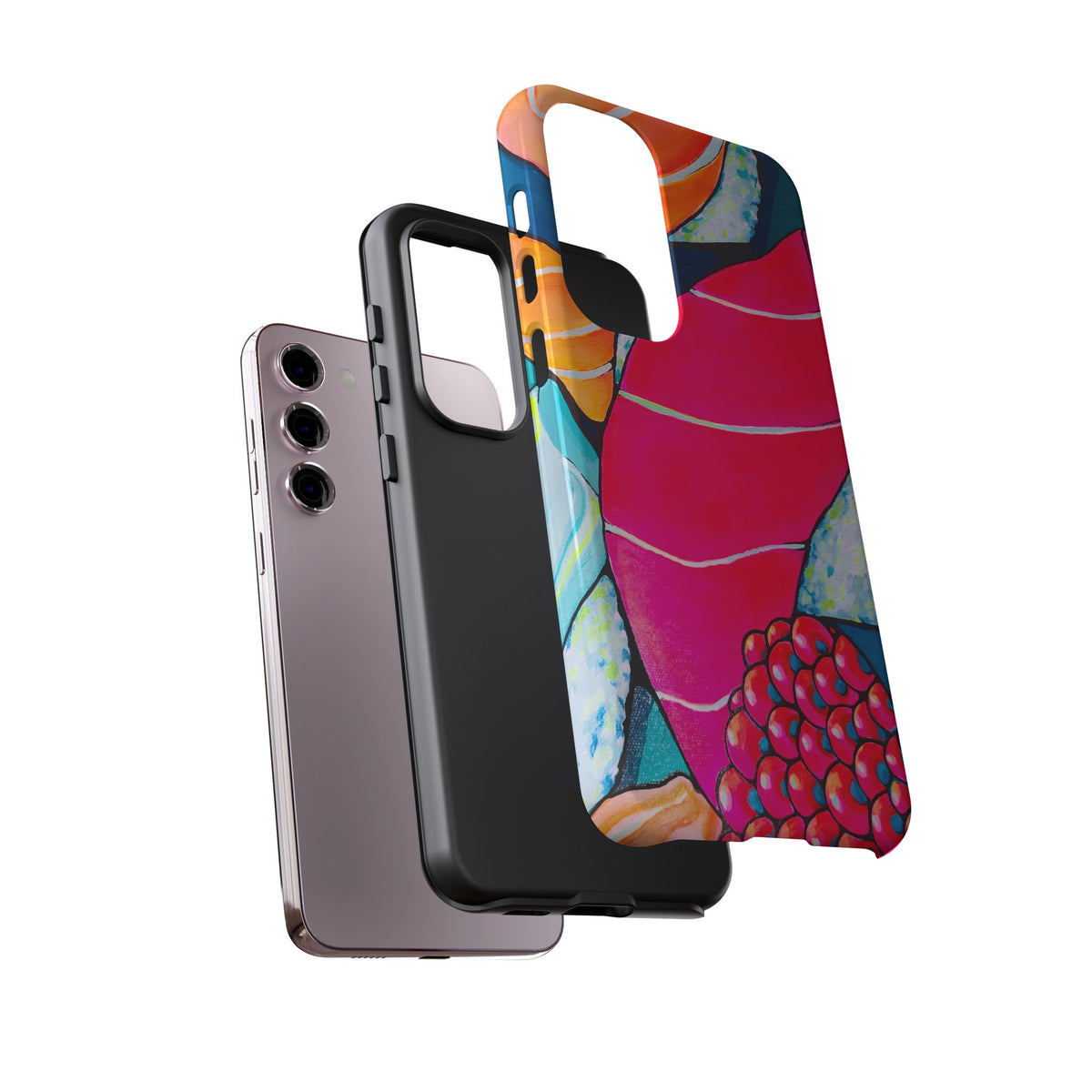 Coque de téléphone résistante Néon Sushi