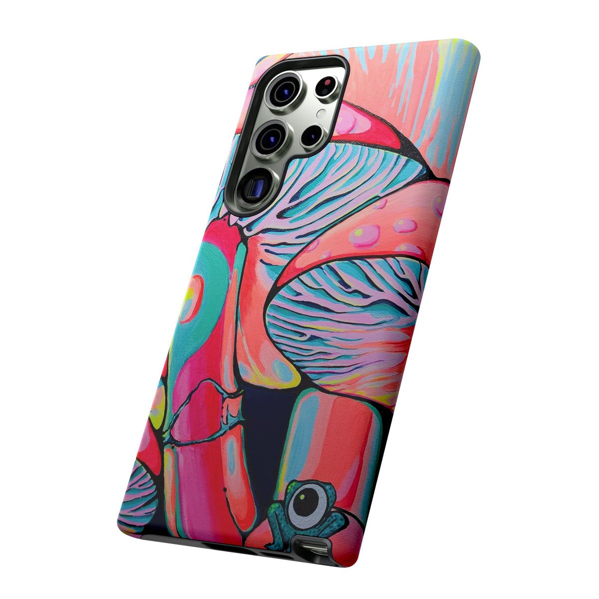 Coque de téléphone résistante Trippy Mushrooms