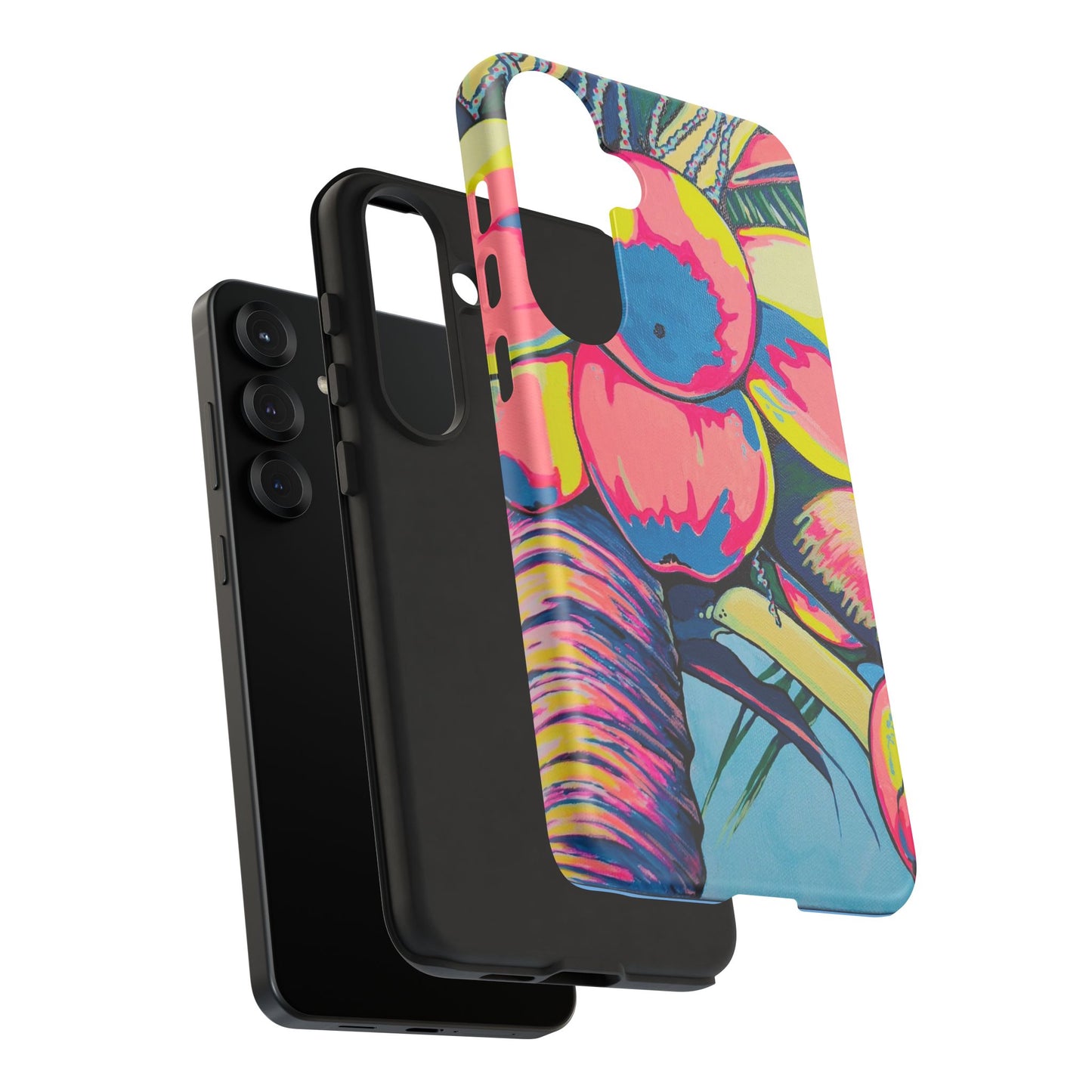 Neon Coconuts Tough Phone Case