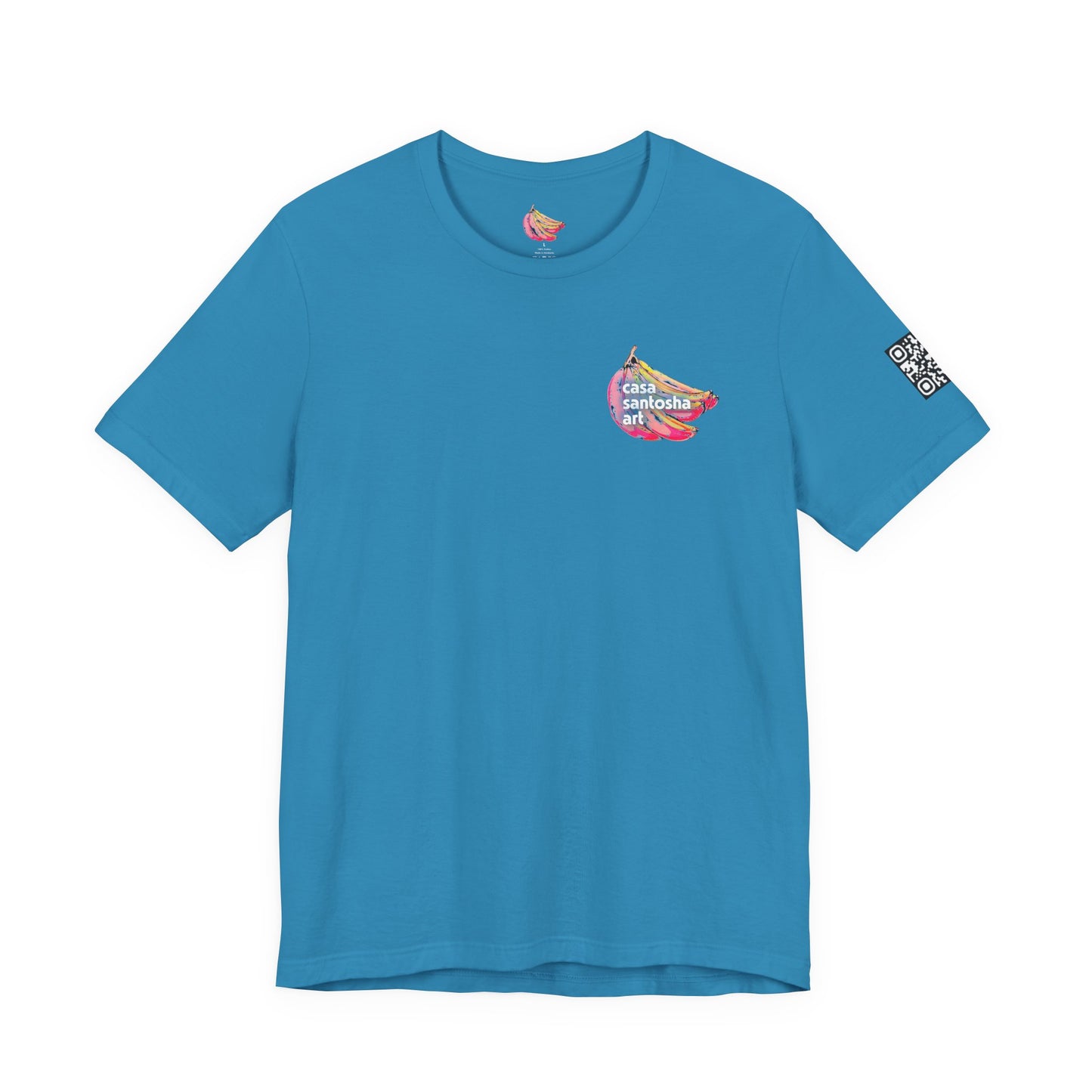 T-shirt unisexe néon à motif poisson frit