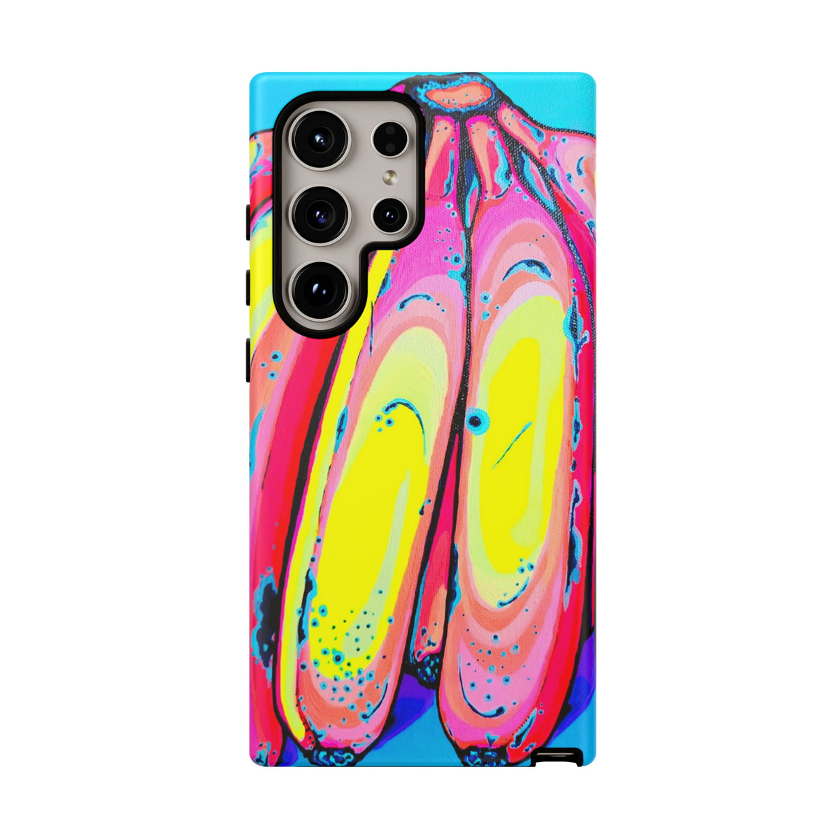 Neon Fat Bananas Tough Phone Case