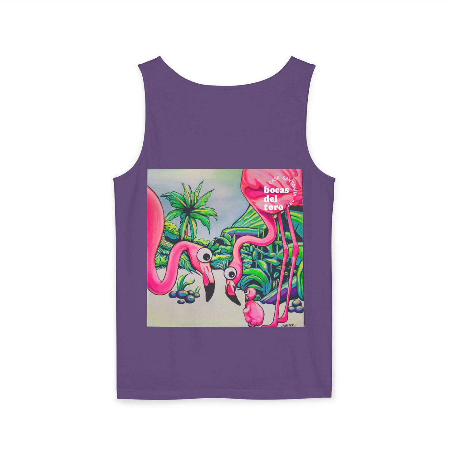 Unisex Cyclops Flamingo Family Tank Top - Perfect for Summer Vibes