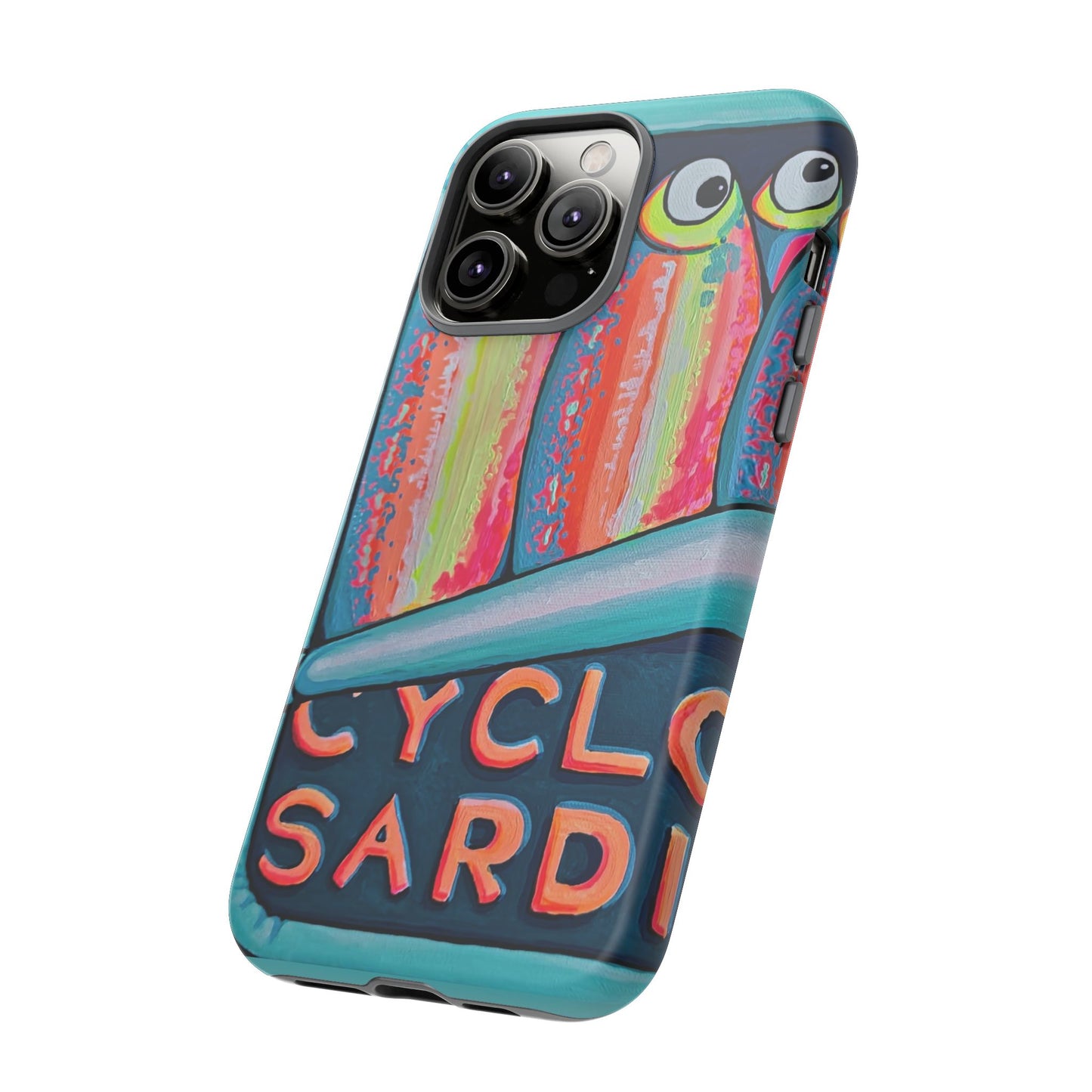 Neon Sardines Tough Phone Case