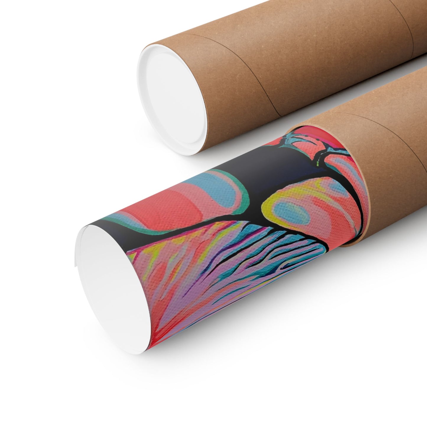 Trippy Mushrooms Giclée Art Poster