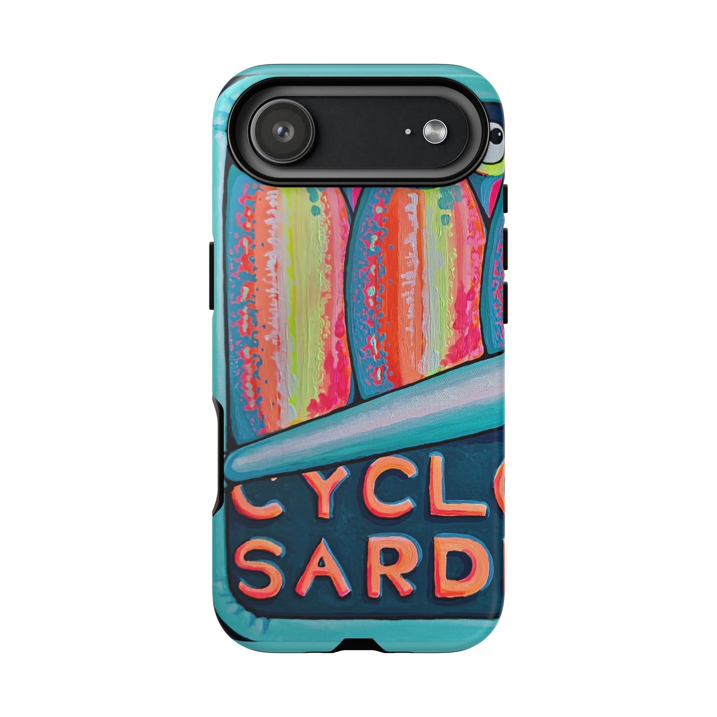Neon Sardines Tough Phone Case